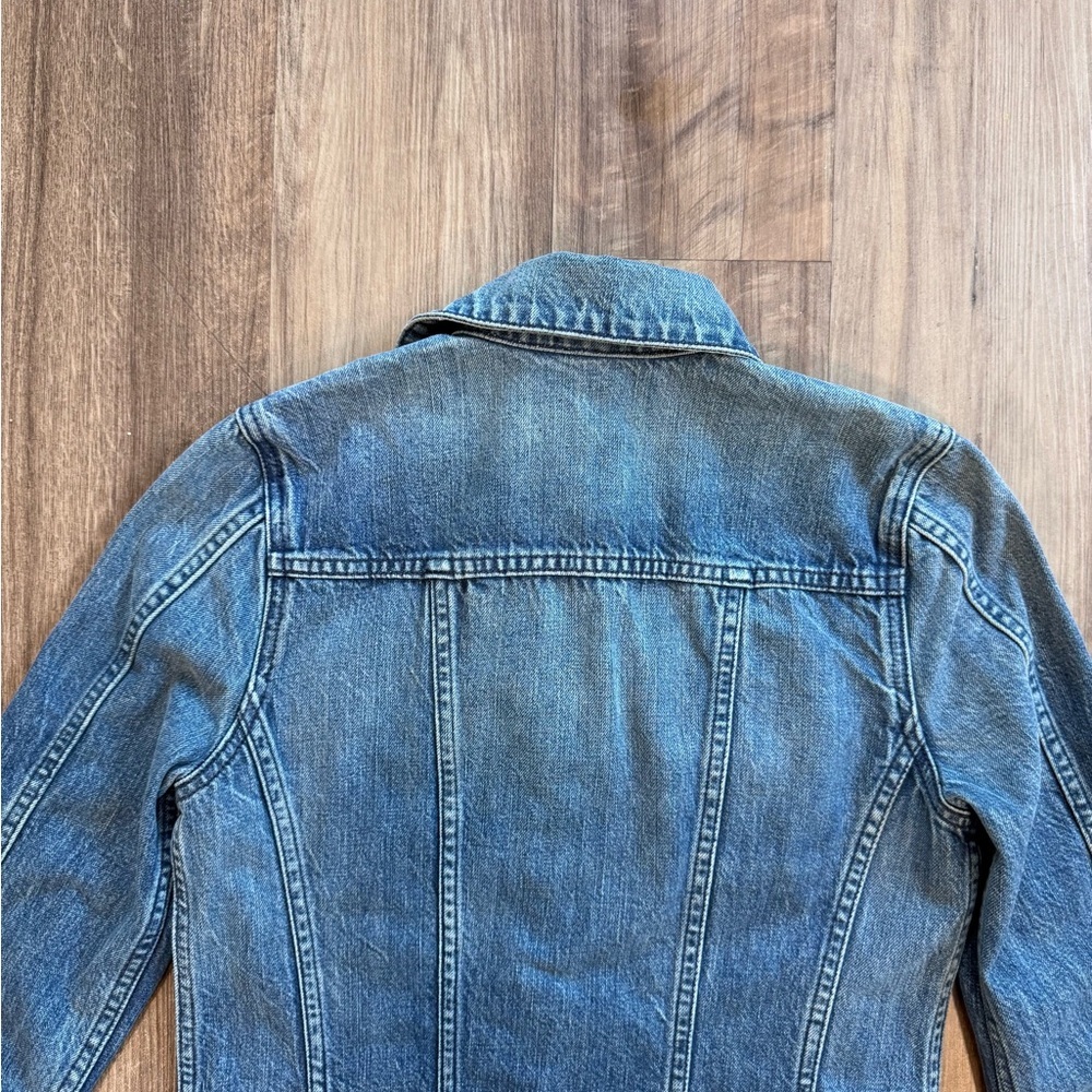 Vintage 7 For All Mankind Medium Wash Blue Denim Dress Y2K style, XS - Picture 15 of 16